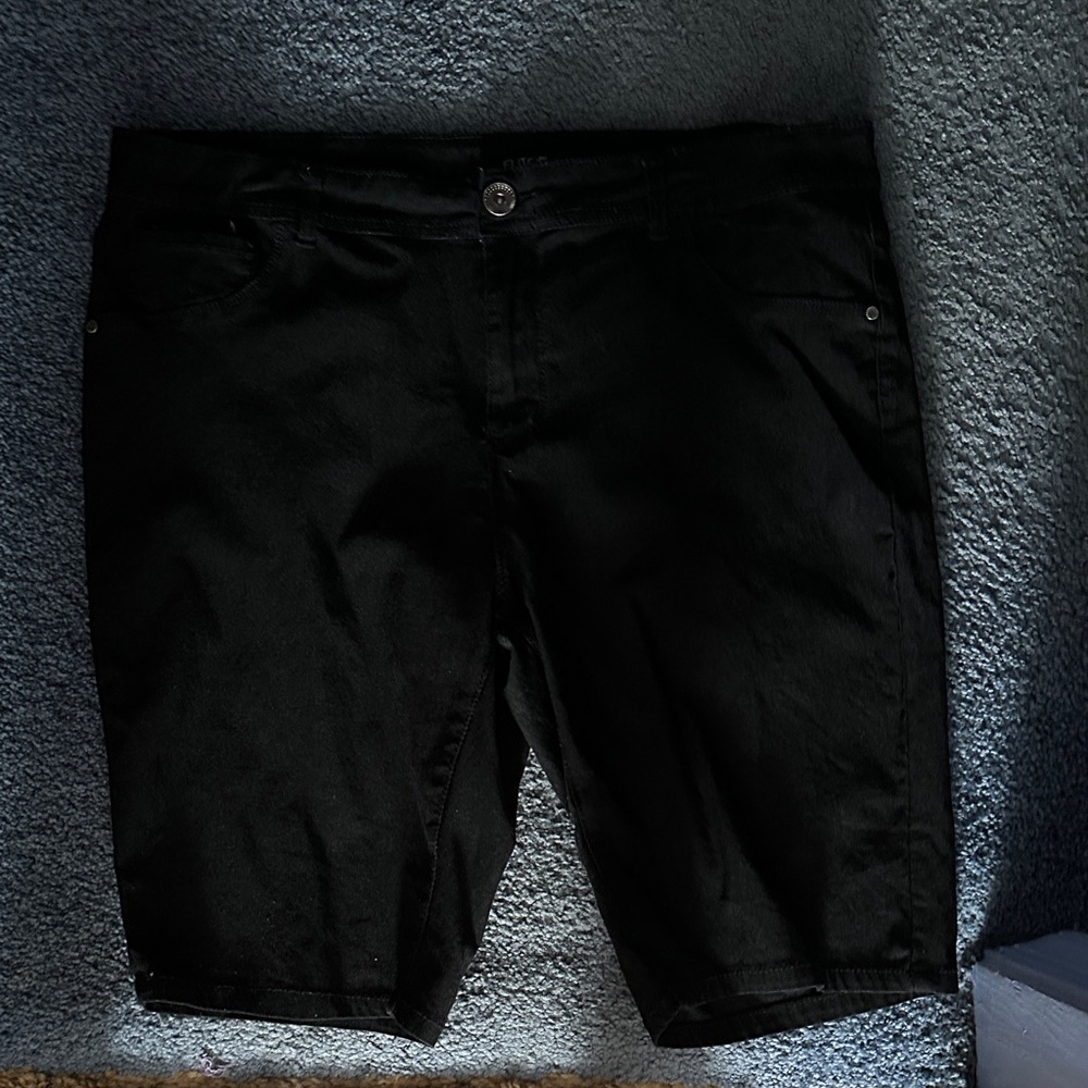Women's Black Jean Shorts
